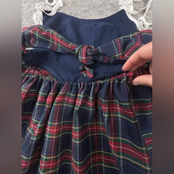 Free People | Eliza Faulkner | Tessa Checks Dress | Blue‎ Plaid | Size XS - Picture 6 of 13